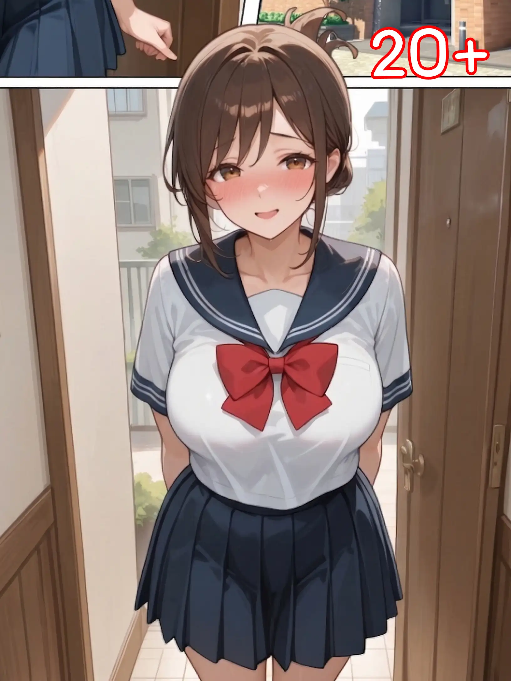 (20+) กะจะสั่งตุ๊กตายางมาเล่นแก้เหงา แต่เปิดประตูมารับของเจอครูคอสชุดนักเรียนม.ปลายท่านหนึ่ง